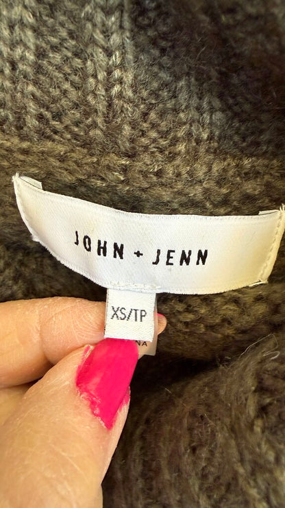 Colorblock Turtleneck Sweater