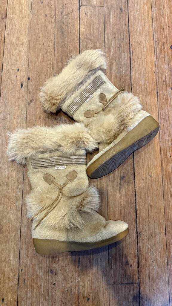 Goat Fur Boots