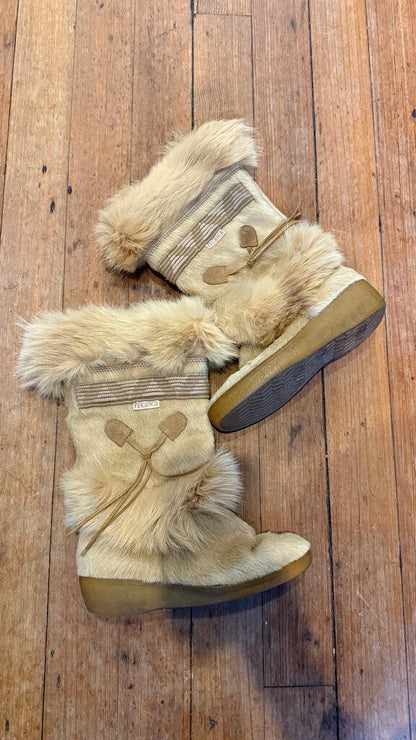 Goat Fur Boots