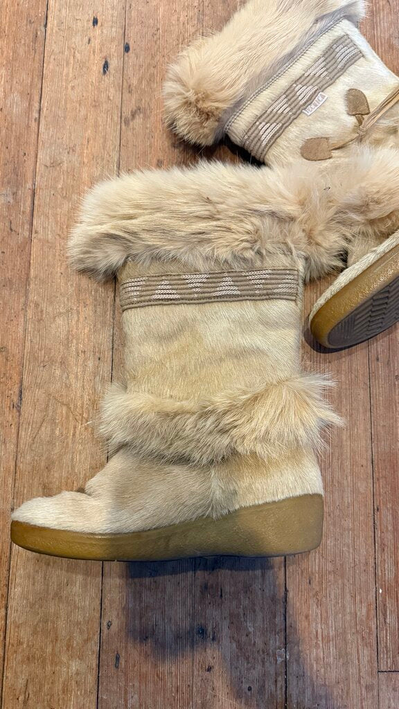 Goat Fur Boots