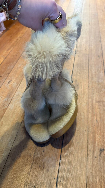 Goat Fur Boots