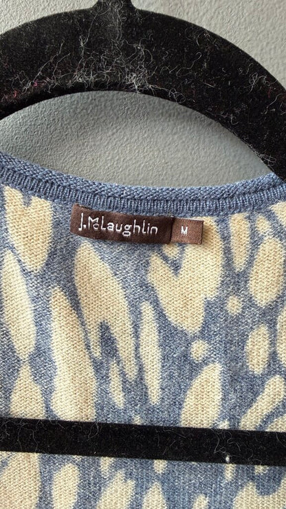 Speckle Cashmere Duster Cardigan Sweater