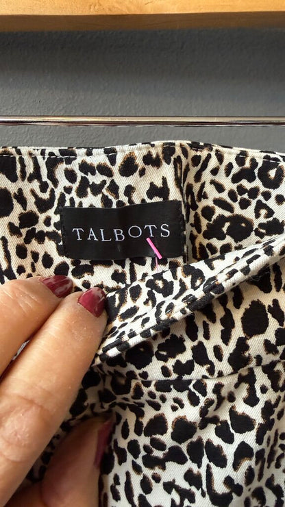 Chatham Slim Ankle Leopard Pants