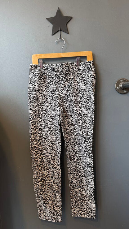Chatham Slim Ankle Leopard Pants