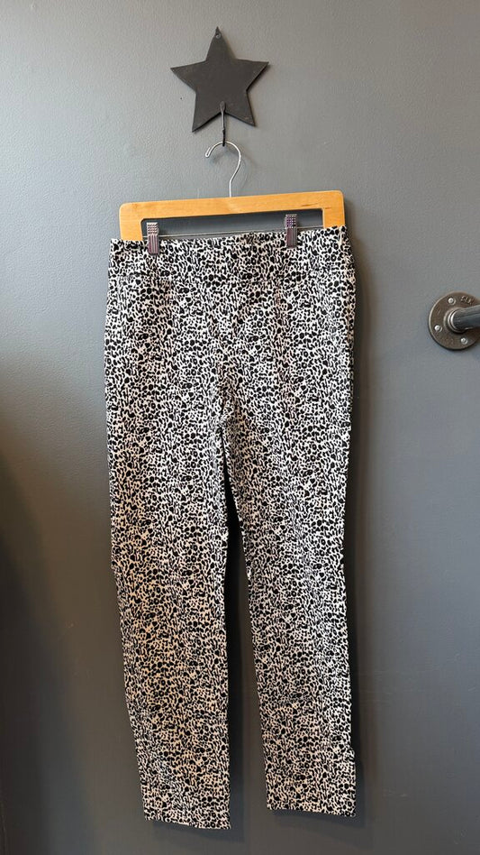 Chatham Slim Ankle Leopard Pants