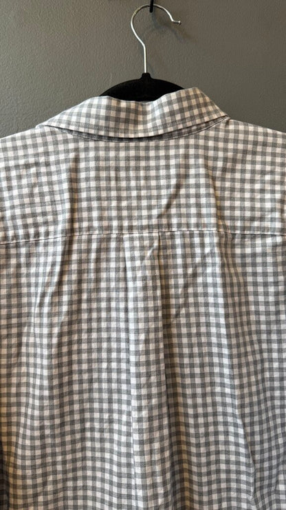 Gingham Tucker Button Down Shirt