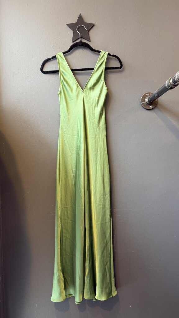 Satin Slip Midi Dress