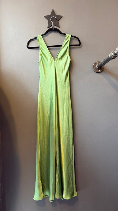 Satin Slip Midi Dress