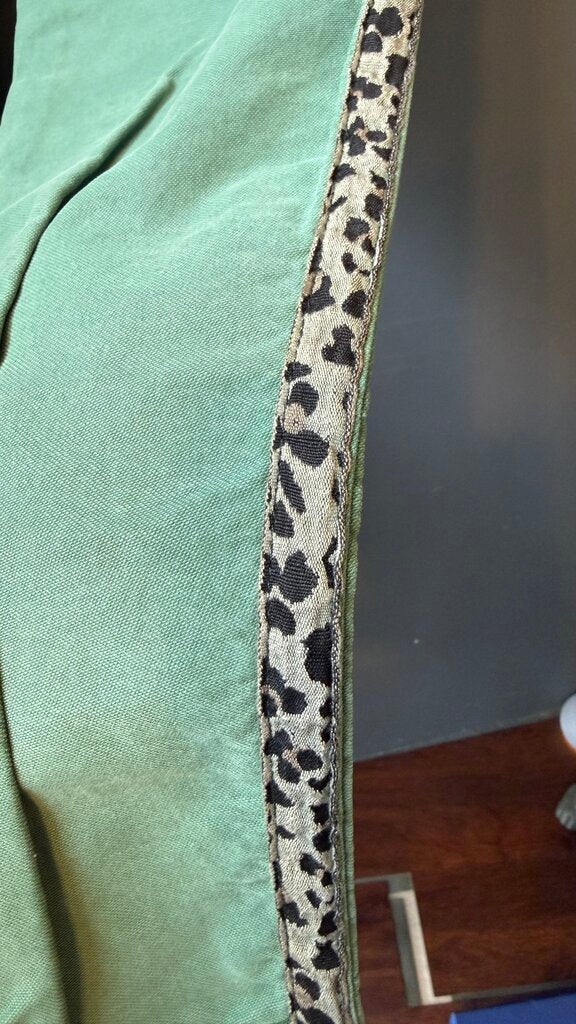 Leopard Track Stripe Canvas Pants