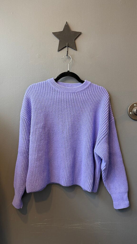 Ribbed Boxy Sweater