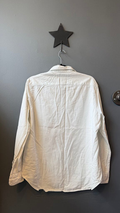 Raw Hem Chambray Eileen Button Up