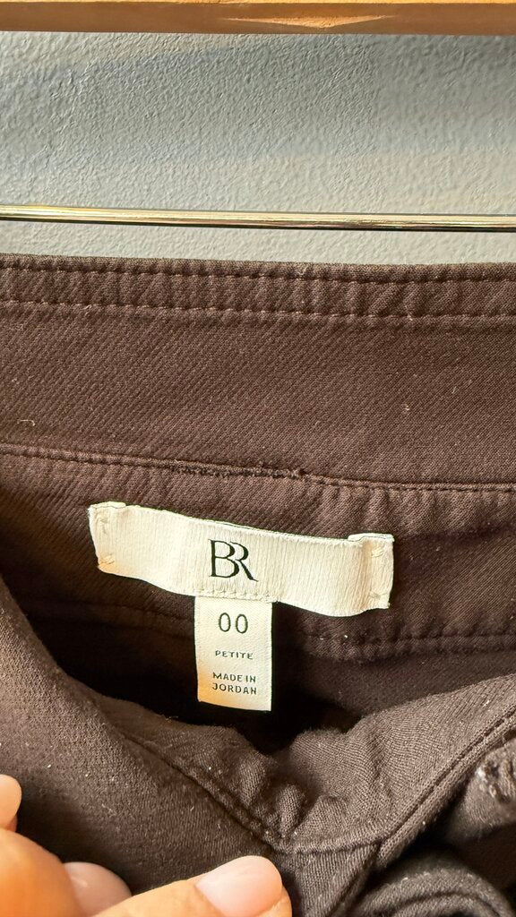Petite Tapered Belted Pants