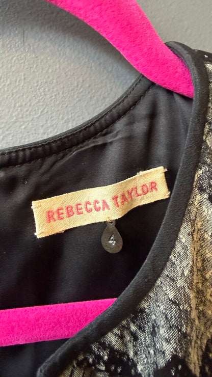 Snake Print Fit Flare Dress