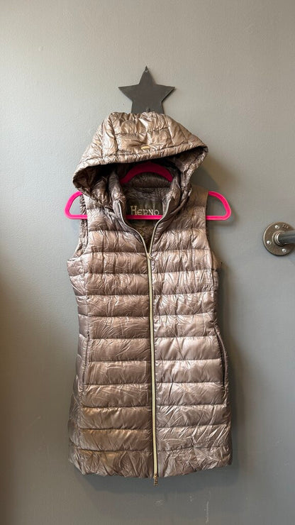 Down Puffer Longline Vest