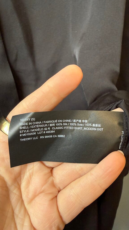 Silk Classic Button Up Blouse