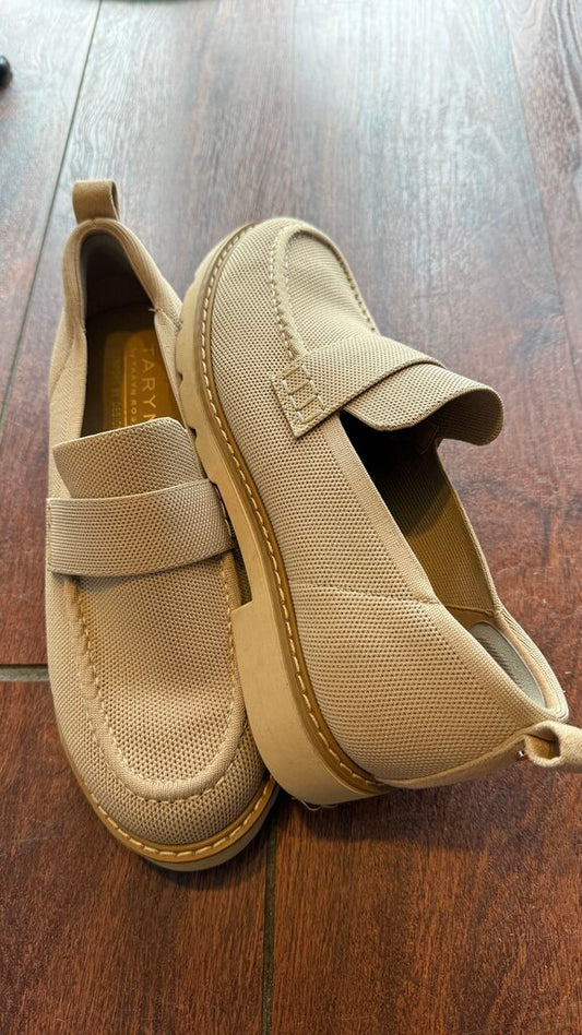 Knit Lug Sole Loafers