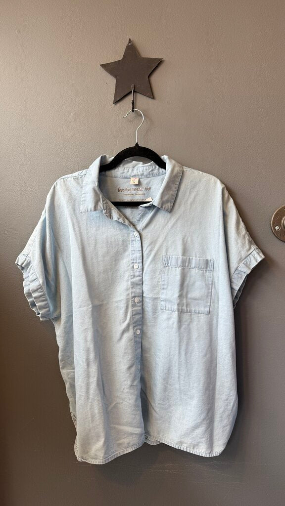 Tencel Chambray Button Up Shirt