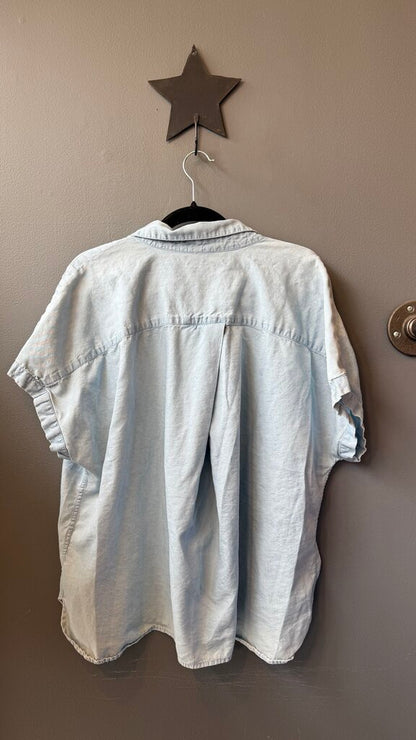 Tencel Chambray Button Up Shirt