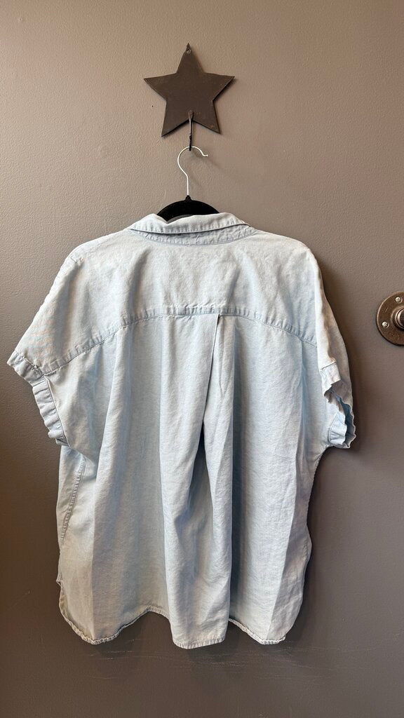 Tencel Chambray Button Up Shirt