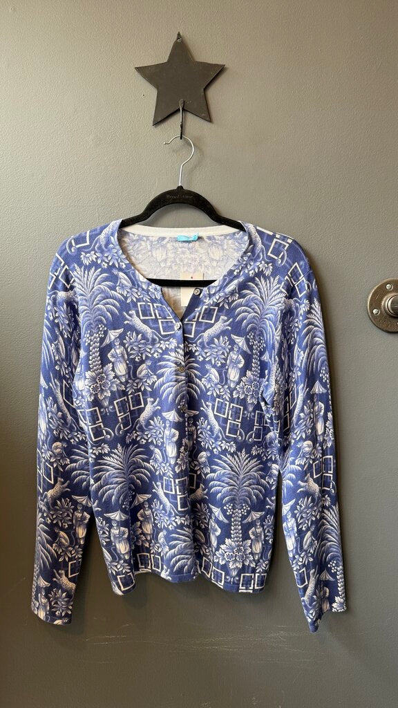 Chinoiserie Cardigan Sweater
