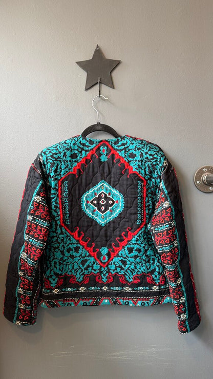 Quilted Batik Jacket