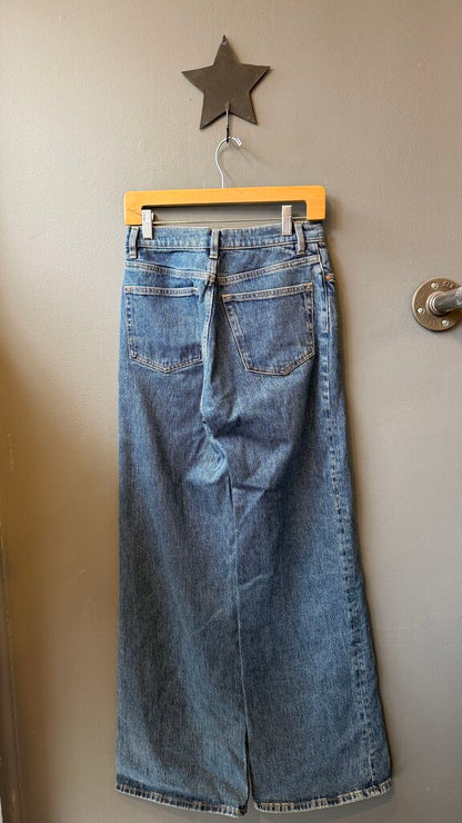 Wide Leg High Rise Jeans