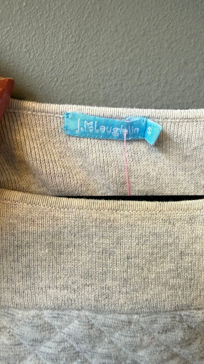 Quilted Patch Pocket Sweatshirt