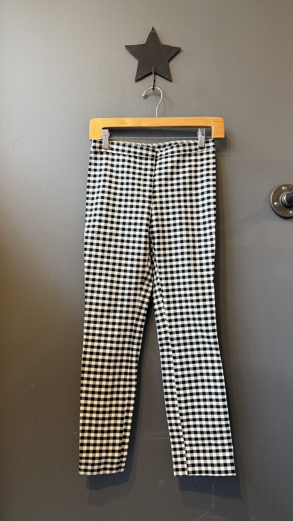 Gingham Skinny Pants