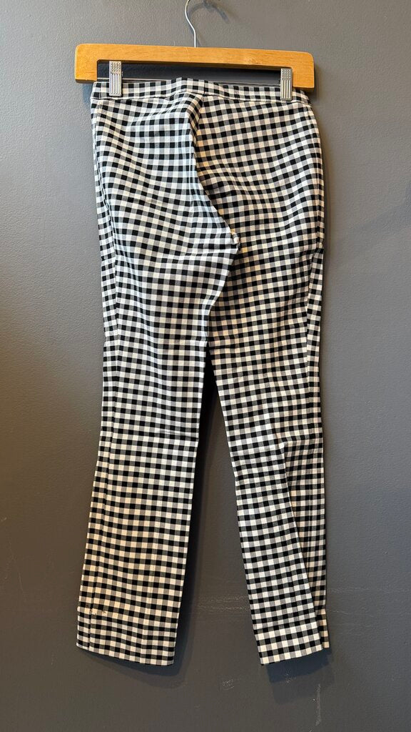 Gingham Skinny Pants