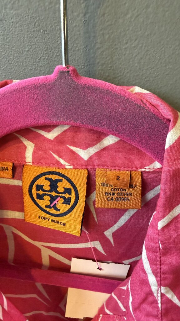 Cotton Batik Pocket Button Up Shirt