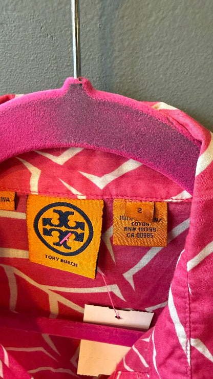 Cotton Batik Pocket Button Up Shirt