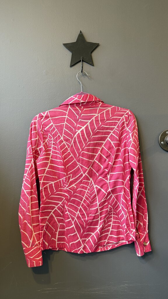 Cotton Batik Pocket Button Up Shirt