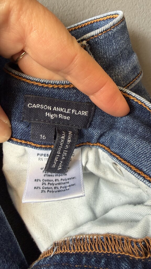 Carson Ankle Flare Jeans