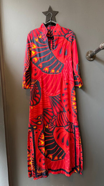Longsleeve Tunic Style Maxi Dress