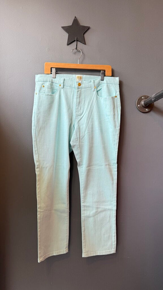Turquoise Slim Jeans