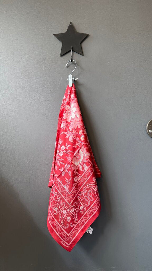 Silk Square Botanical Scarf