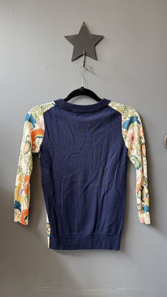Botanical Print Merino Sweater