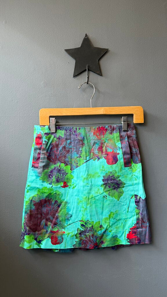 Floral Mini Skirt
