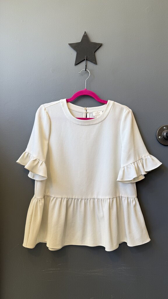 Ruffle Peplum Blouse