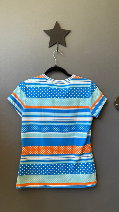 Catalina Cloth Stripe Short Sleeve Top