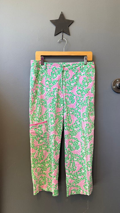 Dolphin Mosaic Capri Pants
