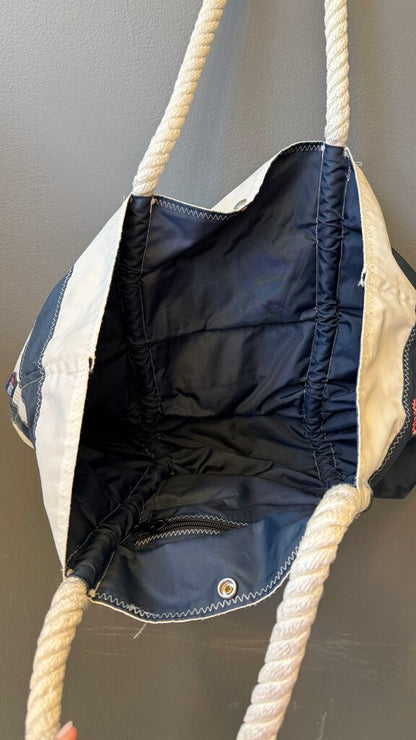 Stipe Anchor Sailcloth Tote