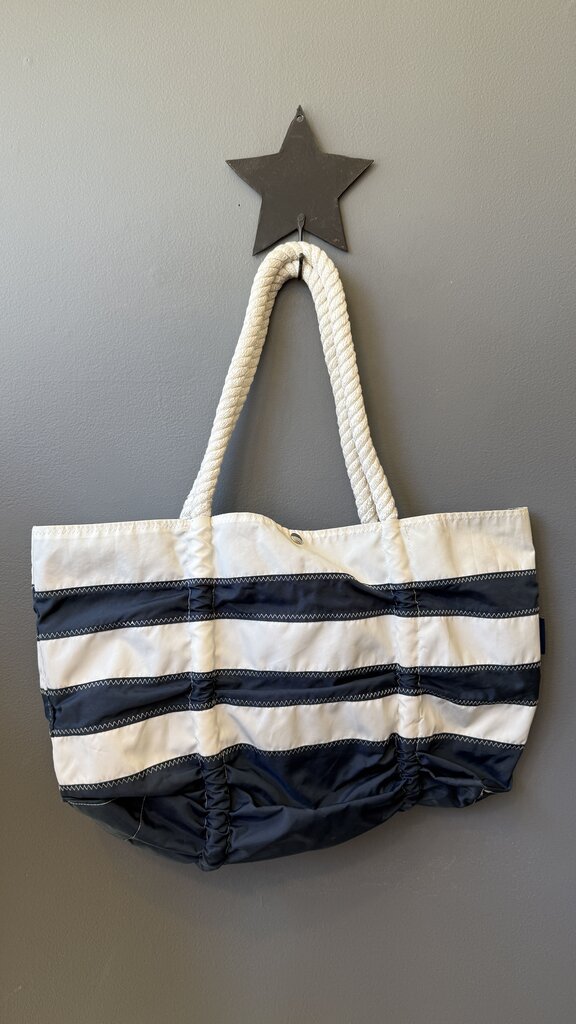 Stipe Anchor Sailcloth Tote