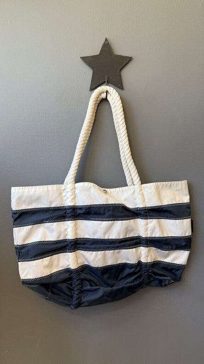Stipe Anchor Sailcloth Tote