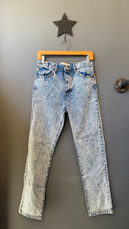 High Rise Straight Jeans