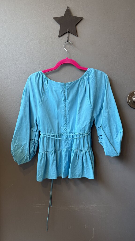 Tiered Puff Sleeve Blouse