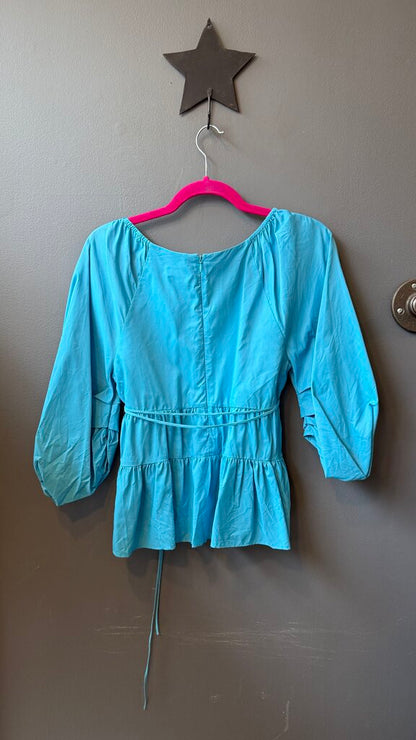 Tiered Puff Sleeve Blouse