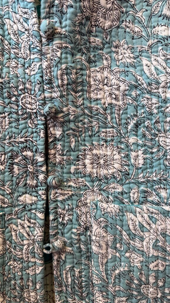 Block Print Quilted Vest