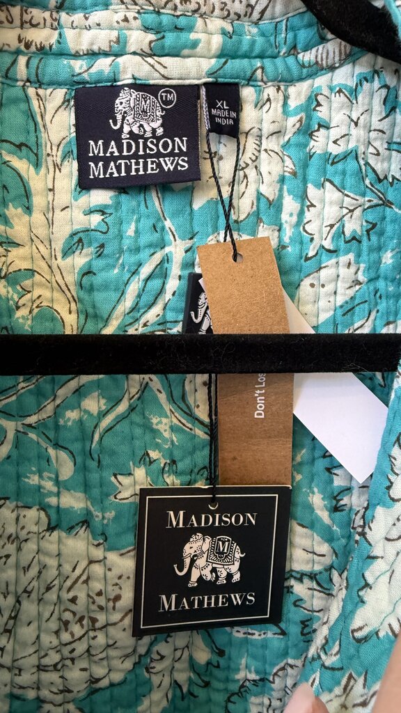 Block Print Quilted Vest