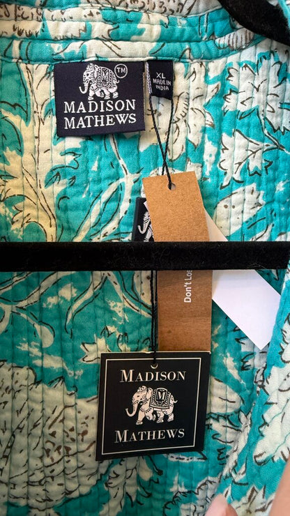 Block Print Quilted Vest